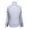Chestnut Bay SkyCool 'Liberty' Youth Long Sleeve Show Shirt in White/Butterflies