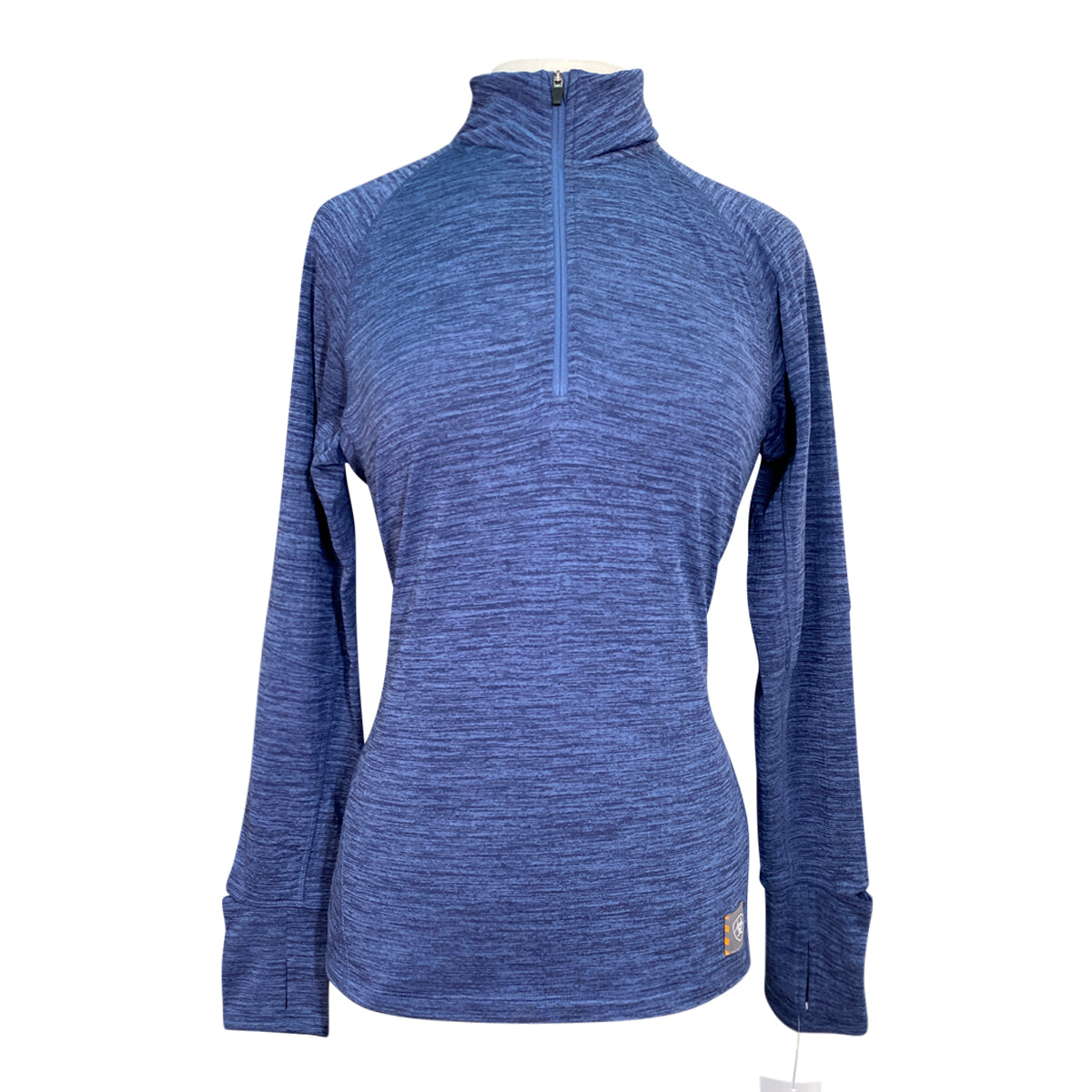 Ariat Rebar 1/4 Zip Long Sleeve Shirt in Blue
