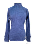 Ariat Rebar 1/4 Zip Long Sleeve Shirt in Blue
