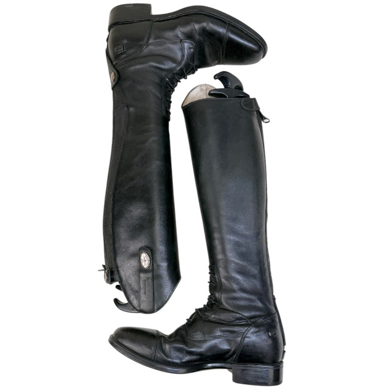 DeNiro Tricolore 'Amiable Smooth' Field Boots in Black