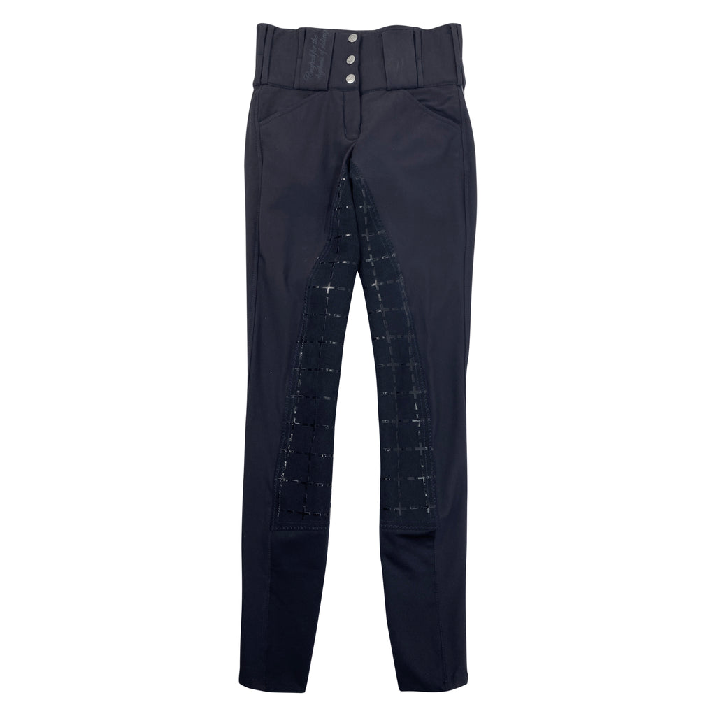 Horze Crescendo High Rise Full Seat Breech in Navy 