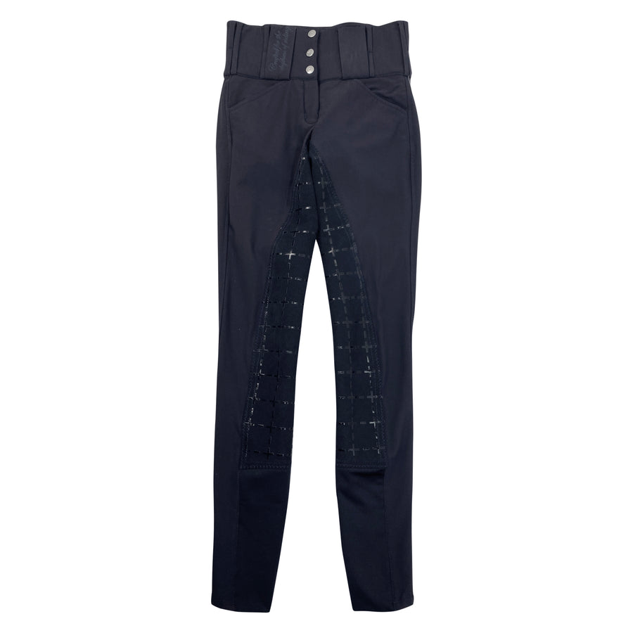 Horze Crescendo High Rise Full Seat Breech in Navy 