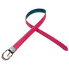 Noble Outfitters 'Back-to-Back' Reversible Belt in Pink/Teal Animal Print - Women's S/M