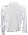 R.J. Classics 'Tori Jr.' Long Sleeve Show Shirt in White/Purple Horseshoes