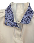 R.J. Classics 'Tori Jr.' Long Sleeve Show Shirt in White/Purple Horseshoes