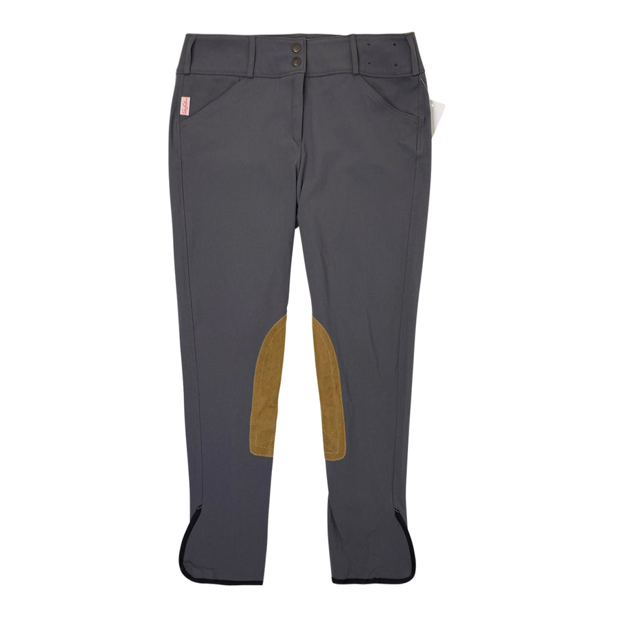 Tailored Sportsman 'Trophy Hunter' Breeches in Graphite/Tan Women's