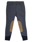 Front of RJ Classics 'Gulf' Knee Patch Breeches in Graphite - Women's 26R