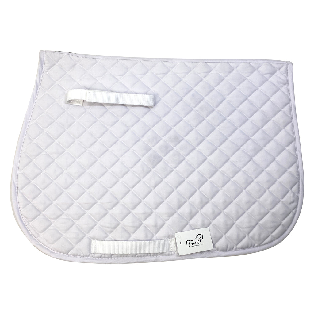 Dover Saddlery Quilted Pad in White