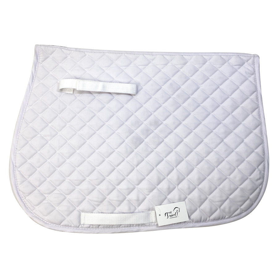 Dover Saddlery Quilted Pad in White