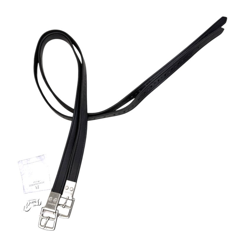Renaissance Stirrup Leathers in Black