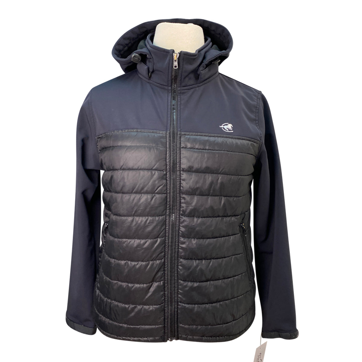 SmartPak Piper 'Softshell' Puffer Jacket in Black