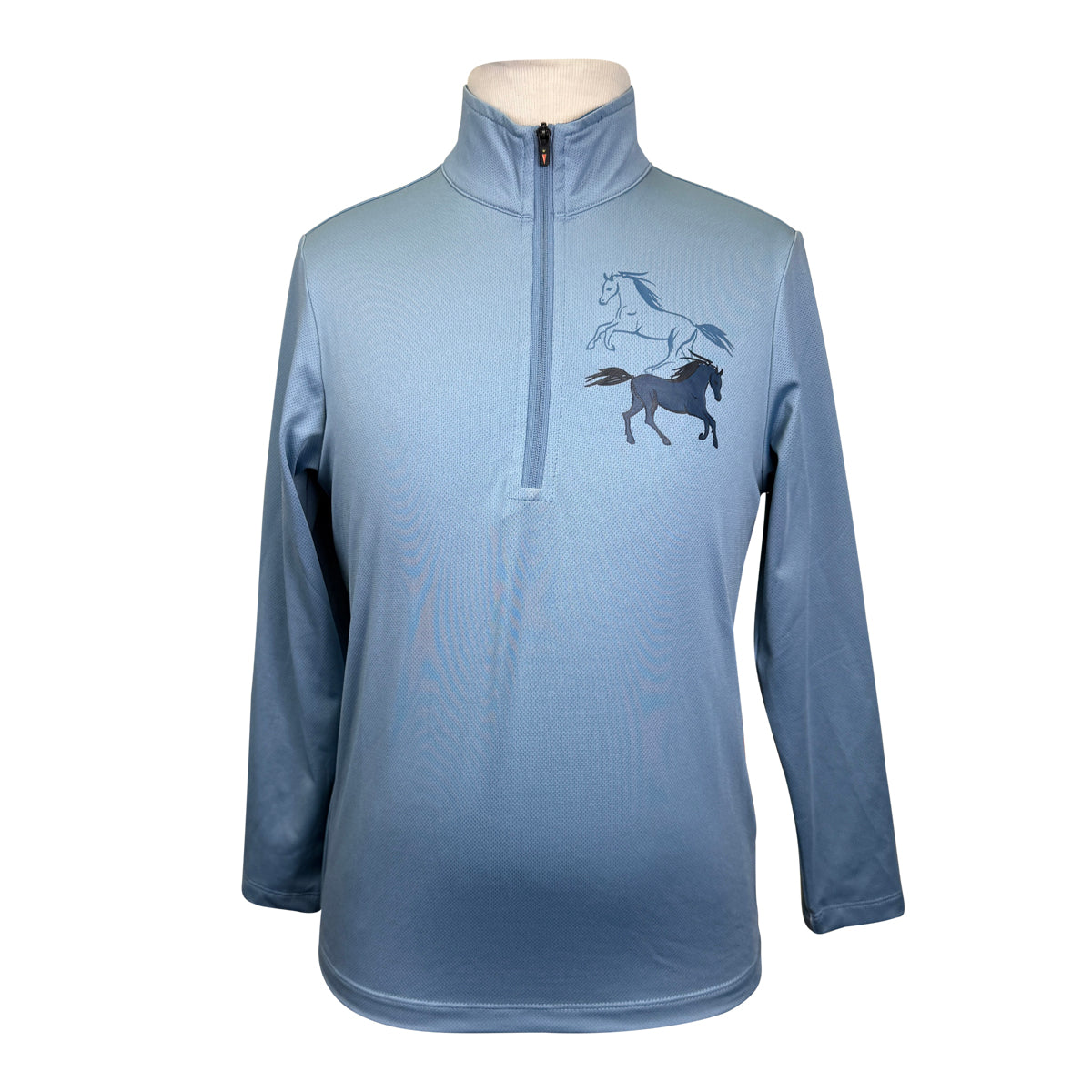 Kerrits 'Top Rail CoolCore' LS Shirt in Sea Breeze