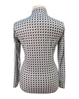 SanSoleil Sun Shirt in Black/White Horseshoes