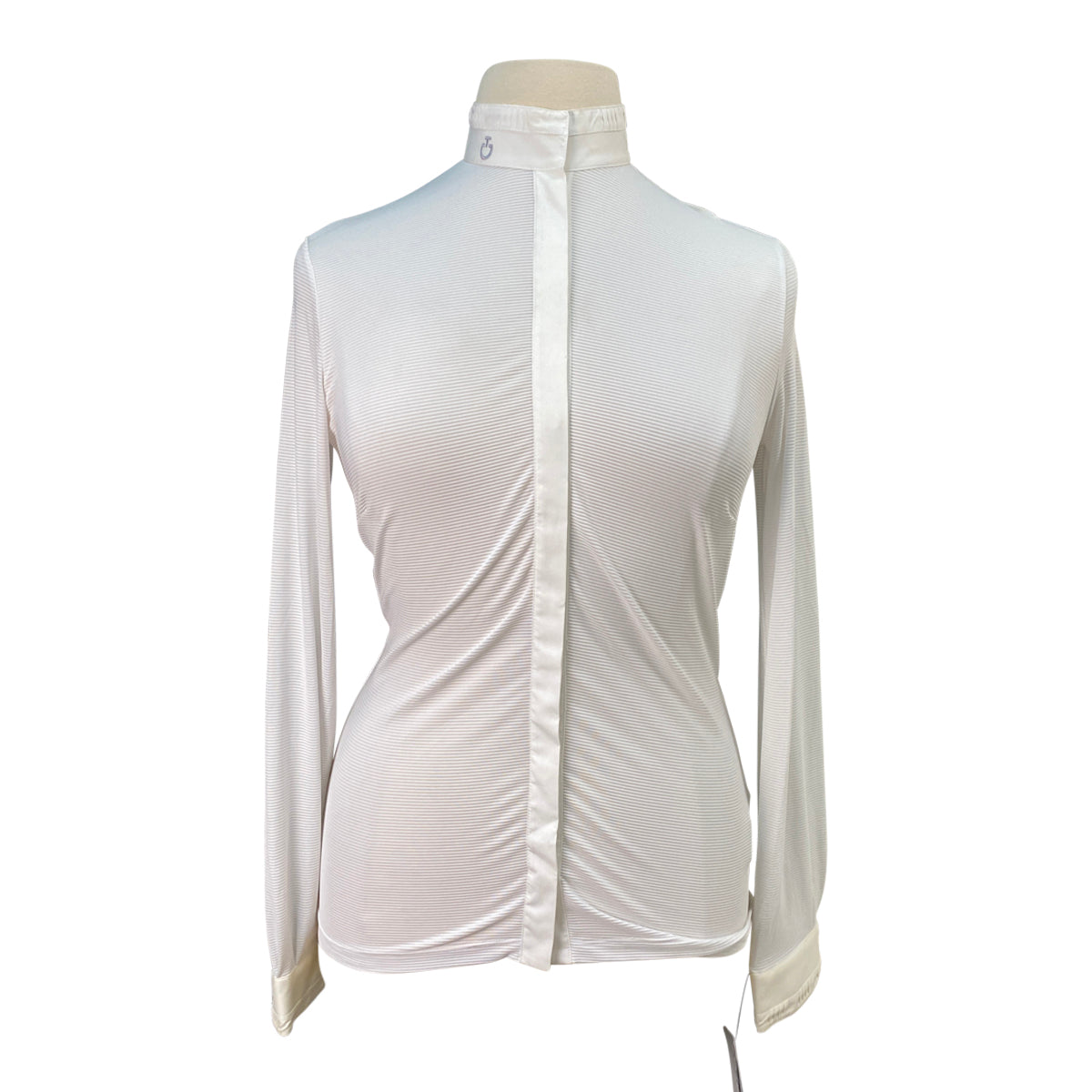 Cavalleria Toscana Long Sleeve Show Shirt in White