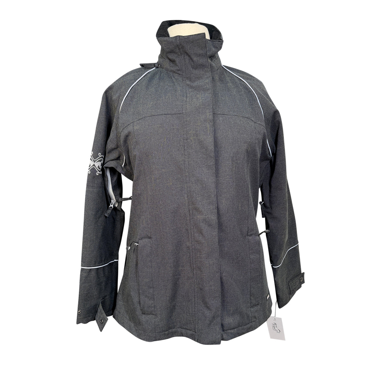 Kerrits High Tail Rain Jacket in Grey