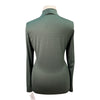 Kerrits Ice Fill Long Sleeve Shirt in Green Bits - Women's Small