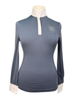 Noel Asmar Quarter Zip Competition Top in Navy