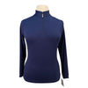 EIS 1/4 Zip Base Layer in Navy - Women's XL
