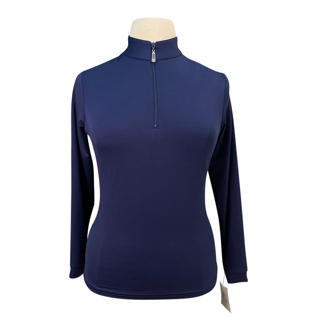 EIS 1/4 Zip Base Layer in Navy - Women's XL