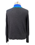 Hannah Childs 'Paloma' Mock Neck Sweater in Carbon Color Black