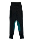 BOTORI 'Kate' Riding Tights in Black/Aqua