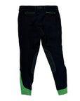Dover Saddlery Wellesley Classic Piped Knee-Patch Breech in Navy