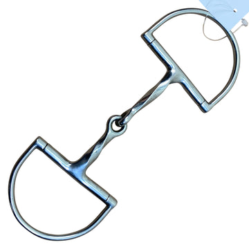 Coronet Slow Twist Dee Ring Snaffle in Stainless Steel