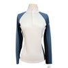 B Vertigo Competition Shirt in White/Black/Blue