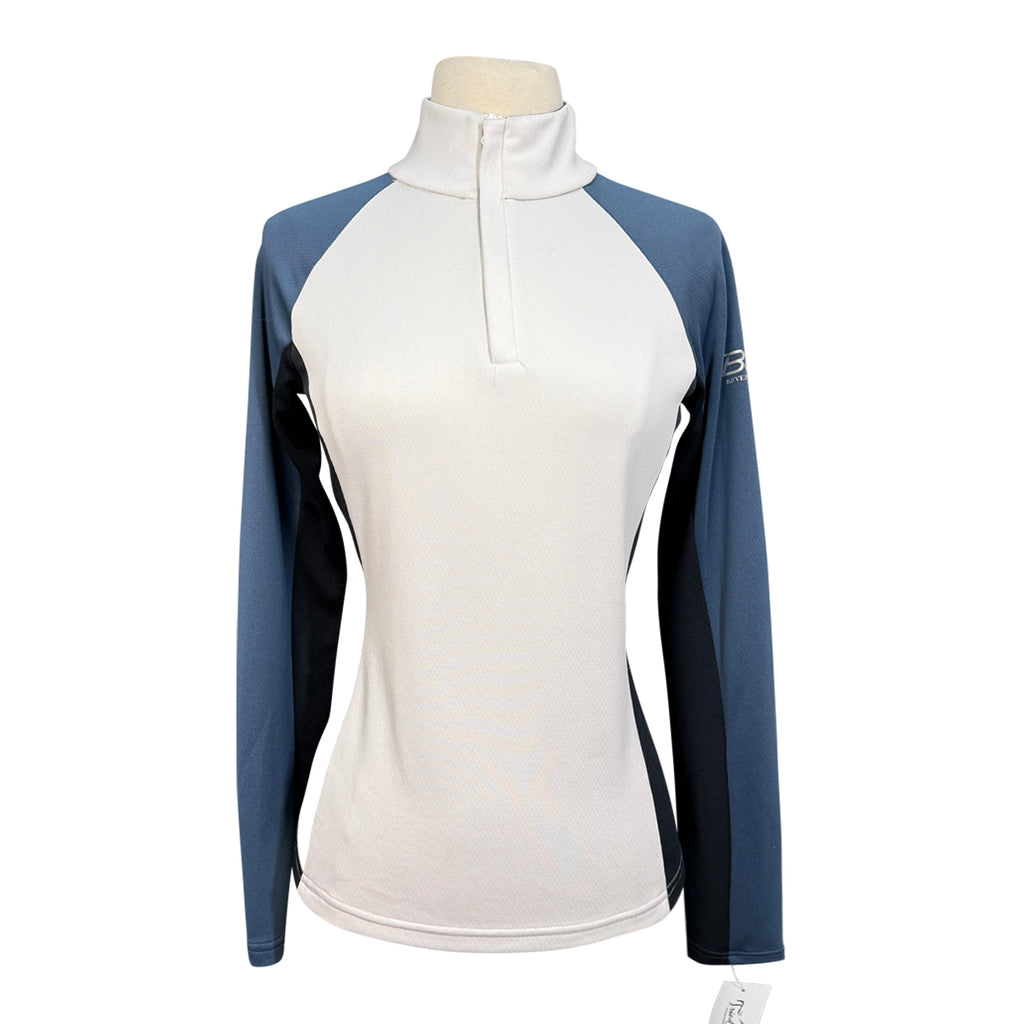 B Vertigo Competition Shirt in White/Black/Blue