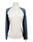 B Vertigo Competition Shirt in White/Black/Blue