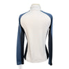 B Vertigo Competition Shirt in White/Black/Blue