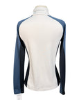 B Vertigo Competition Shirt in White/Black/Blue