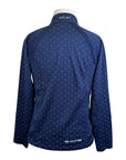 Ariat TEK Heat Series Long Sleeve Shirt in Navy/White Polka Dots