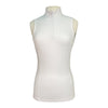 TKEQ 'Quinn' Sleeveless Competition Shirt in White - Women's XS