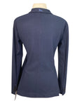 RJ Classics 'Monterey' Orange Label Show Coat in Navy Herringbone - Women's 10R