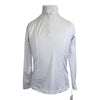Riding Sport Perforated Show Shirt in White