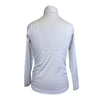Riding Sport Perforated Show Shirt in White