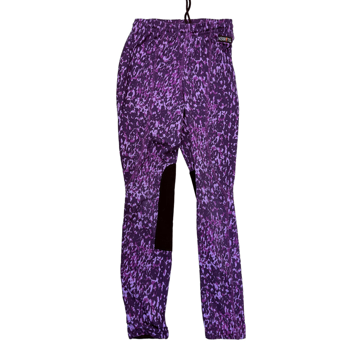 Kerrits Performance Knee Patch Tights in Purple Camo