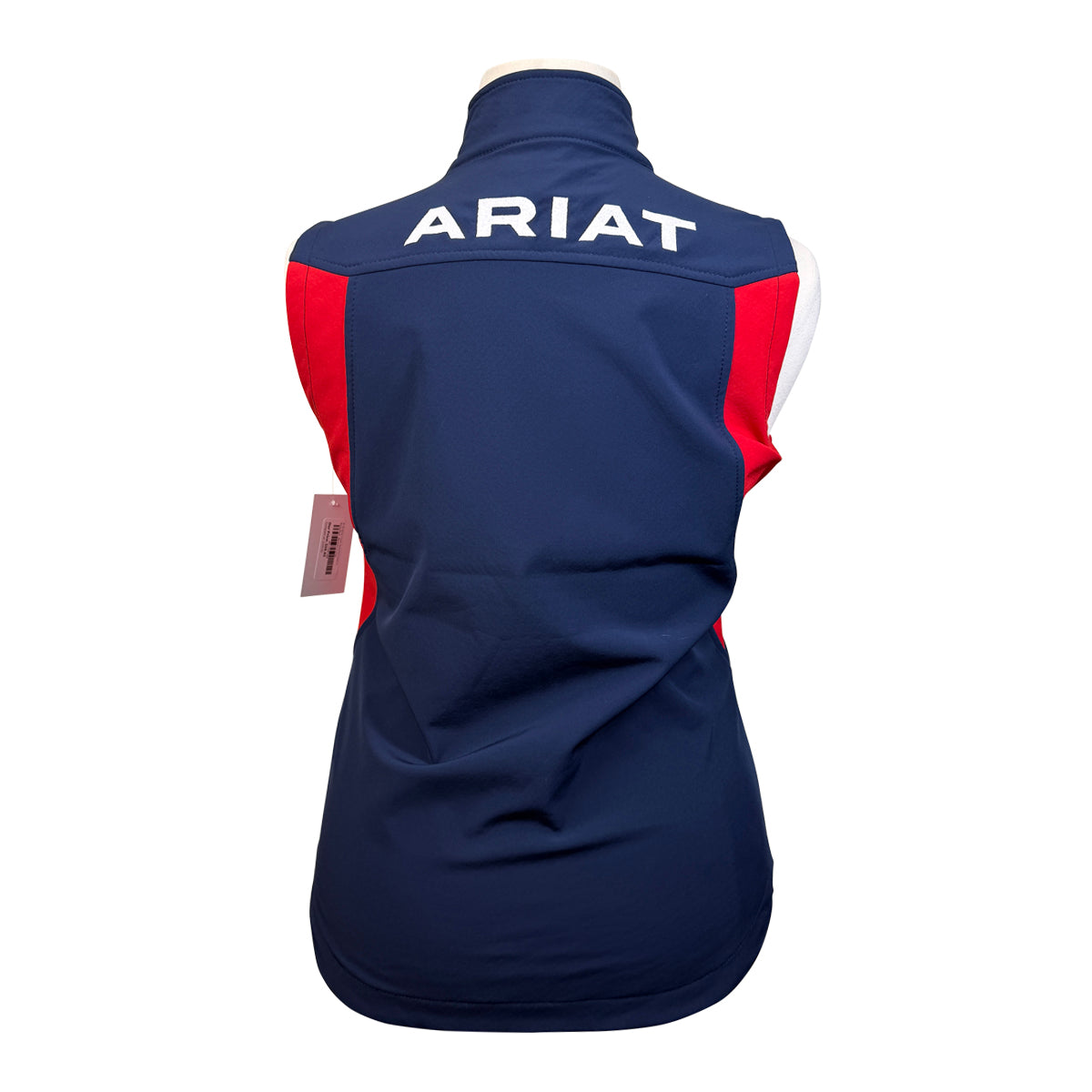 Ariat New Team Softshell Vest in Navy/Red