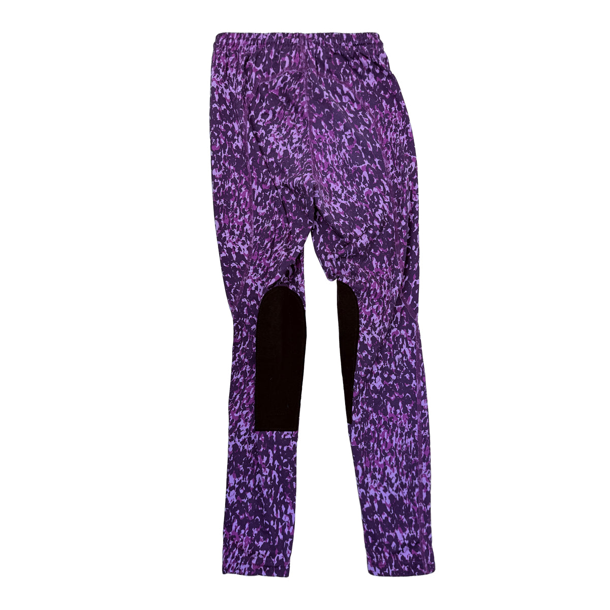 Kerrits Performance Knee Patch Tights in Purple Camo