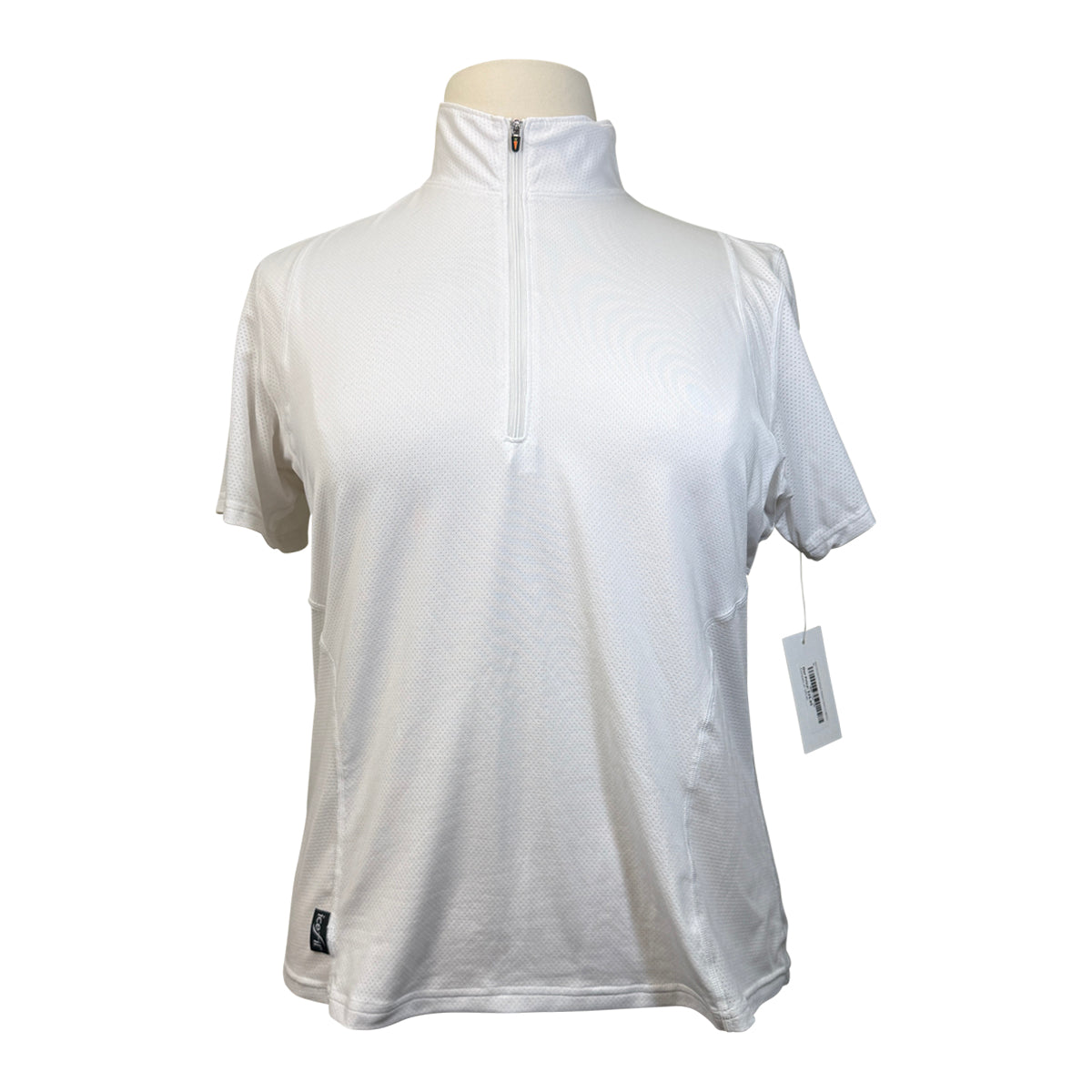 Kerrits Ice Fil Short Sleeve Shirt in White