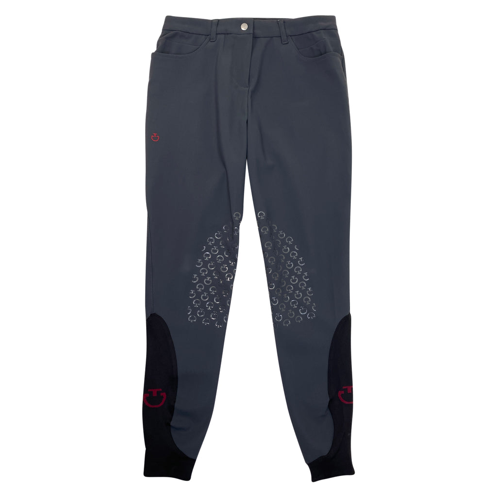 Cavalleria Toscana Logo Grip Breeches in Slate