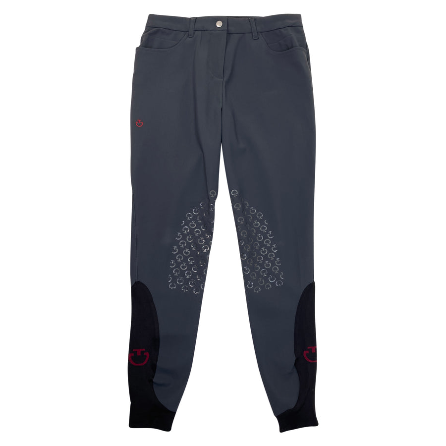 Cavalleria Toscana Logo Grip Breeches in Slate