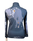 Arista Equestrian 'Luxe' 1/4 Zip Shirt in Navy Horse Design