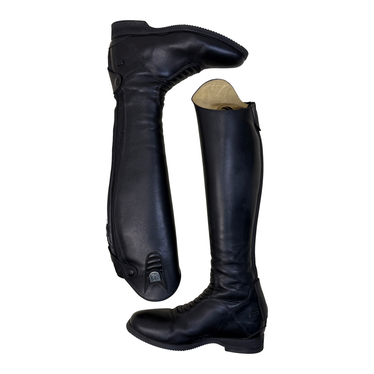 Tucci 'Harley' Tall Dress Boots in Black 