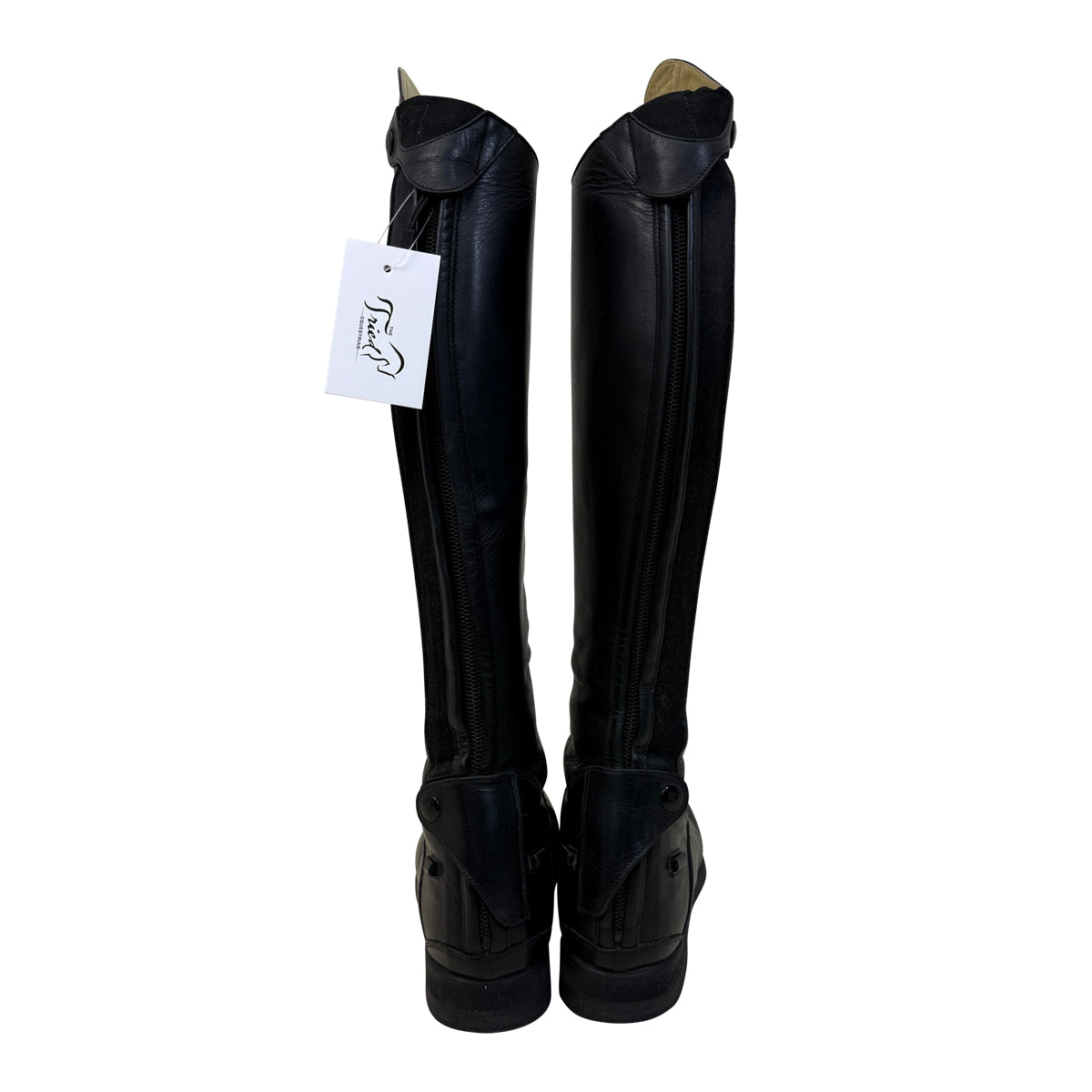 Tucci 'Harley' Tall Dress Boots in Black 