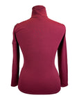 Makebe 'Celine' Long Sleeve in Melange Garnet