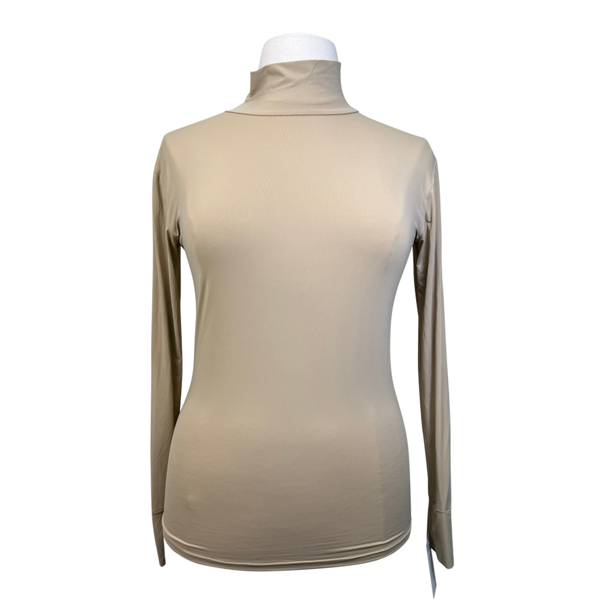 Kismet 'Alexa Solid' Turtleneck Schooling Shirt in Dune