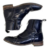 Gallors Major Zip Premium Paddock Boots in Patent Navy