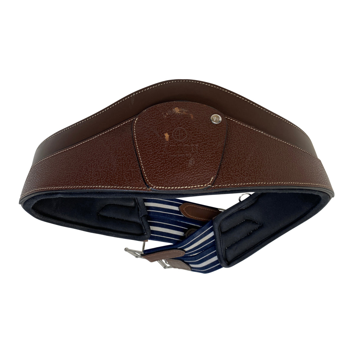 Arion Jumping Girth with Snap Hook in Brown
